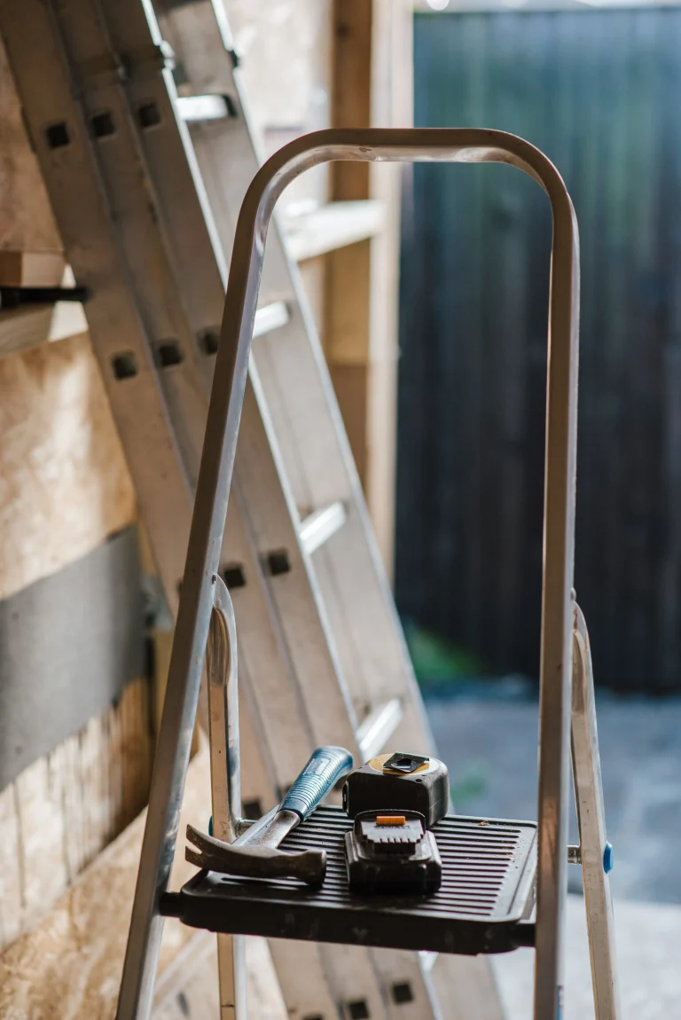 1-closeup-shot-hummer-tools-stairs-house-construction