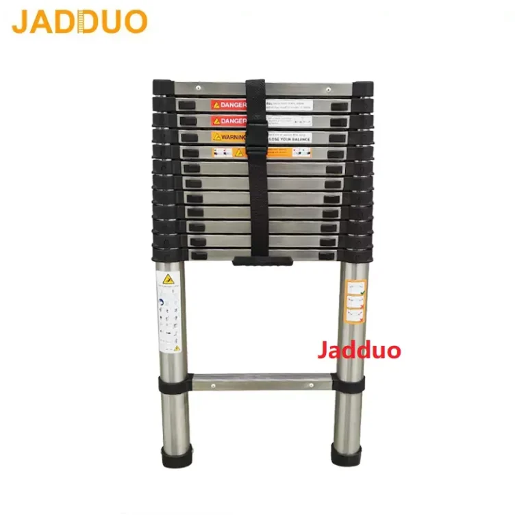 Stainless Steel Space-Saving Telescopic Ladder Step Space 30cm