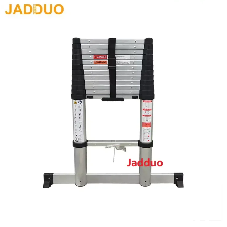 Aluminum Alloy One Time Folding Telescopic Slow Down Ladder
