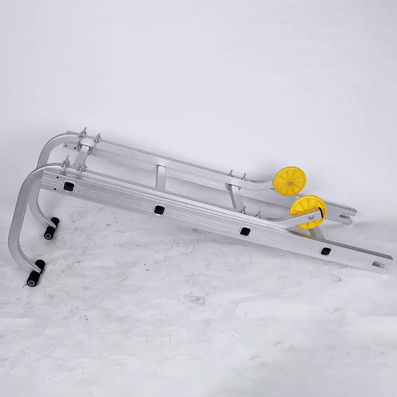 aluminum alloy ladder roof hook plastic wheel