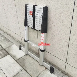 Aluminum Alloy One Time Folding Telescopic Slow Down Ladder