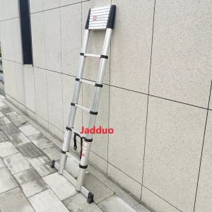 Aluminum Alloy One Time Folding Telescopic Slow Down Ladder
