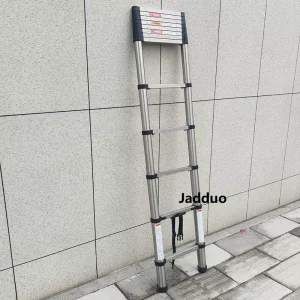 One Time Folding Slow Closed Steel Ladder 2.6/3.2/3.8m Ladder Step Space 30cm