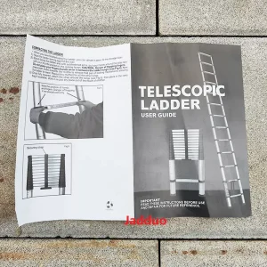 Stainless Steel Space-Saving Telescopic Ladder Step Space 30cm