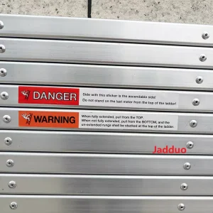 Aluminum Alloy One Time Folding Telescopic Slow Down Ladder