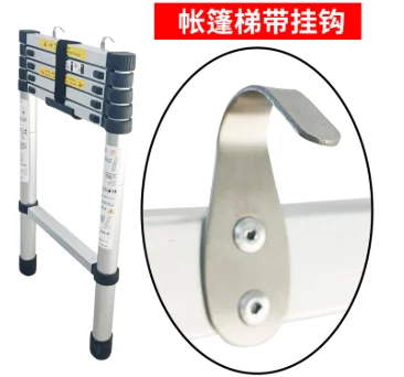 Telescopic Tent Ladder With Hook