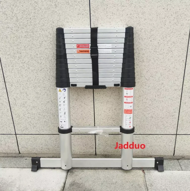 Aluminum Alloy One Time Folding Telescopic Slow Down Ladder