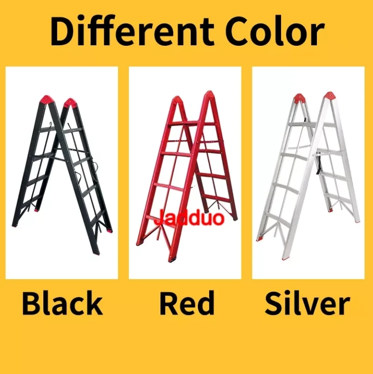 Jadduo Black Oxidized Twin-sided Stick Ladder