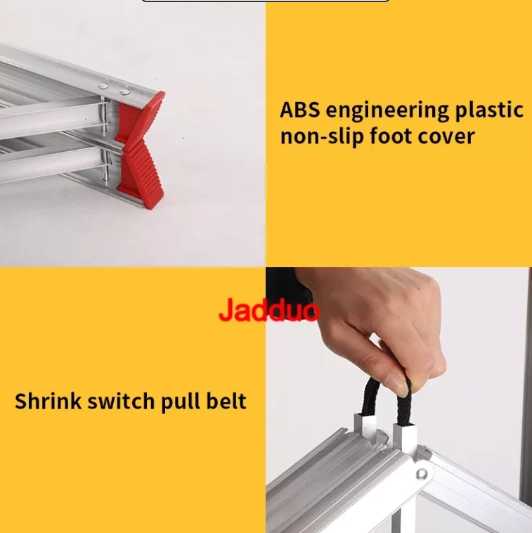 Jadduo Black Oxidized Twin-sided Stick Ladder