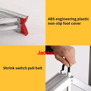 Jadduo Black Oxidized Twin-sided Stick Ladder