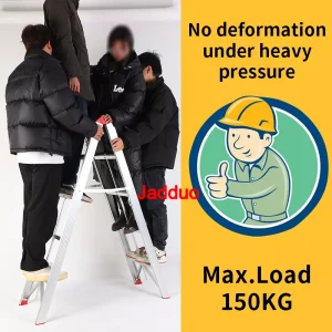 Jadduo Black Oxidized Twin-sided Stick Ladder