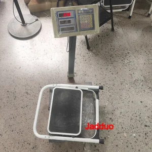 steel ladder Low armrest iron round tube white one-step ladder stool