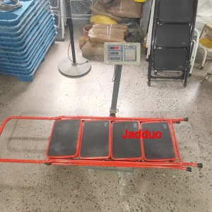 High handrail household ladder red color