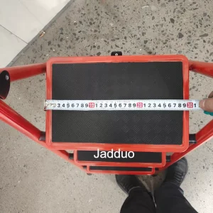 Round tube iron ladder red color Step size 30x20cm