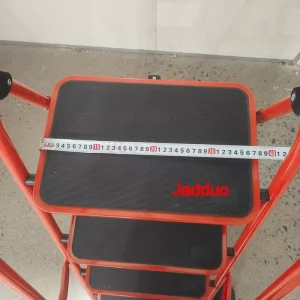 High handrail household ladder red color