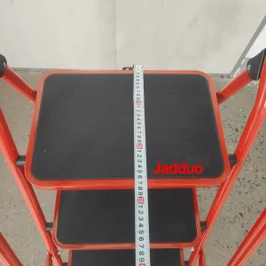 High handrail household ladder red color