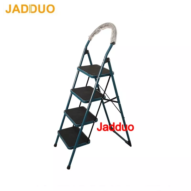 steel household steps ladder green color