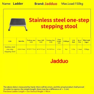 steel stool one step ladder