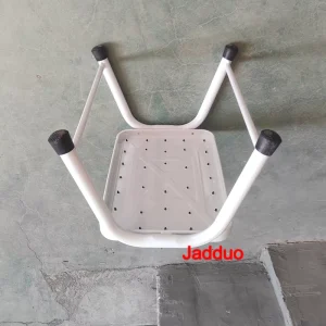 one stepping white stool