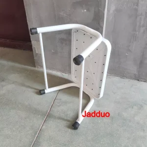 one stepping white stool