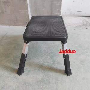 black step stool ladder