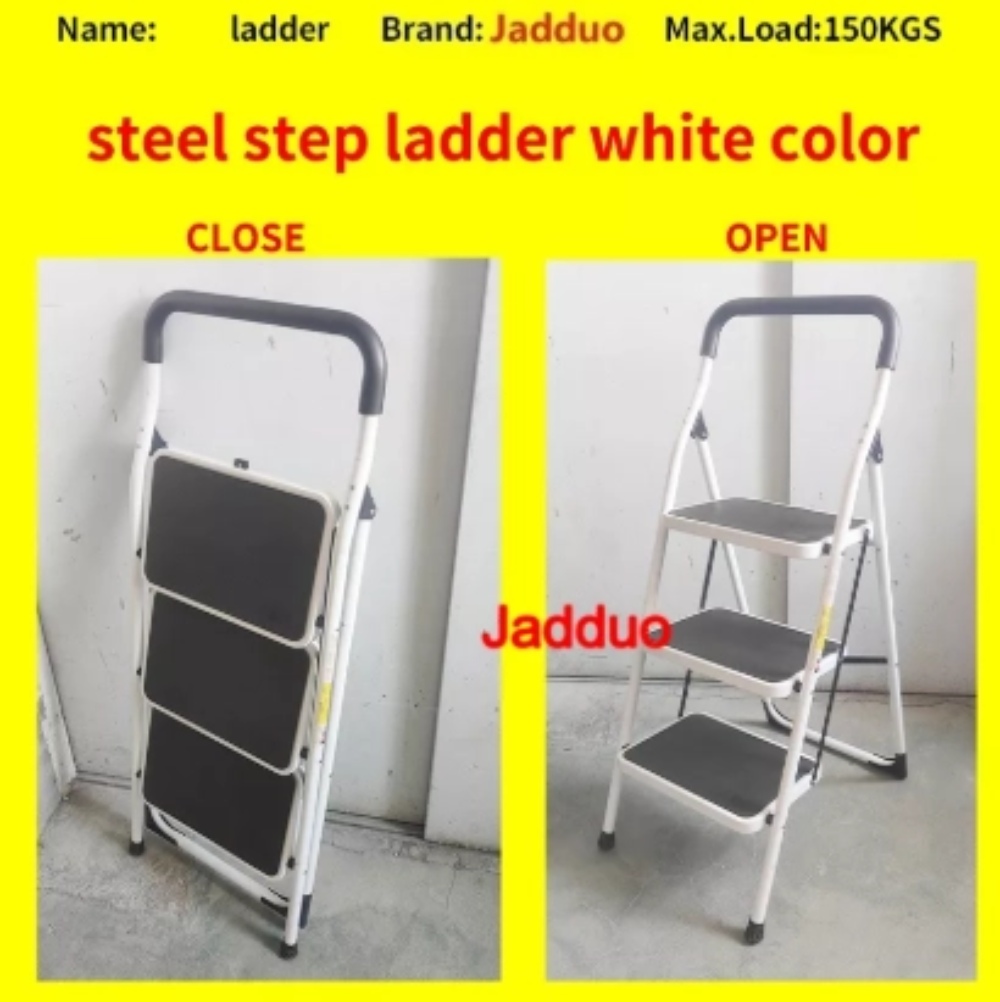 White Color Steel Folding Step Ladder