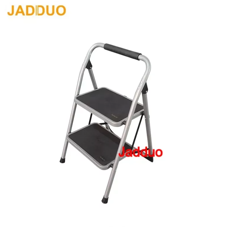 Grey Steel Step Ladder, 2-6 Steps, 150kg Load Capacity