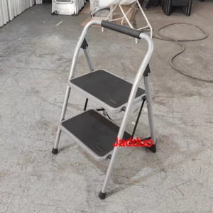 Grey Steel Step Ladder, 2-6 Steps, 150kg Load Capacity