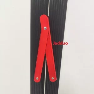 Sliver/Black/Golden Color Iron Stick Ladder, Portable Metal Step Ladder