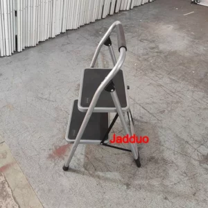 Grey Steel Step Ladder, 2-6 Steps, 150kg Load Capacity