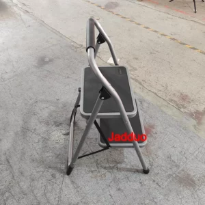 Grey Steel Step Ladder, 2-6 Steps, 150kg Load Capacity