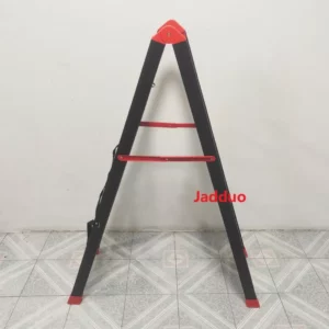 Sliver/Black/Golden Color Iron Stick Ladder, Portable Metal Step Ladder