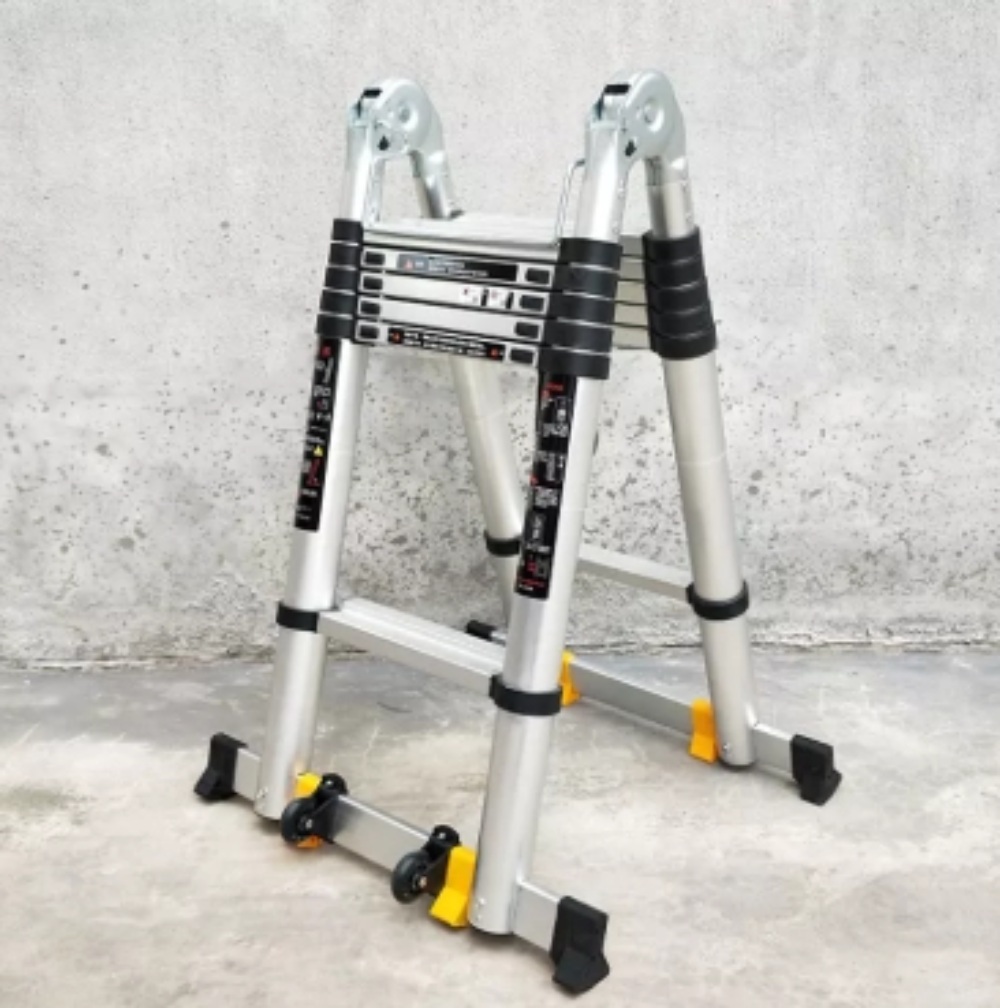 Wide Joints 2 In 1 Ladder With 2 Balance Bars