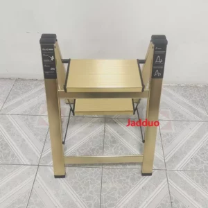 Aluminum alloy flower stand ladder Golden color