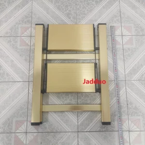 Aluminum alloy flower stand ladder Golden color