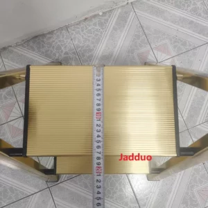 Aluminum alloy flower stand ladder Golden color