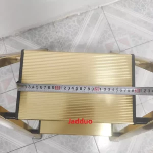 Aluminum alloy flower stand ladder Golden color