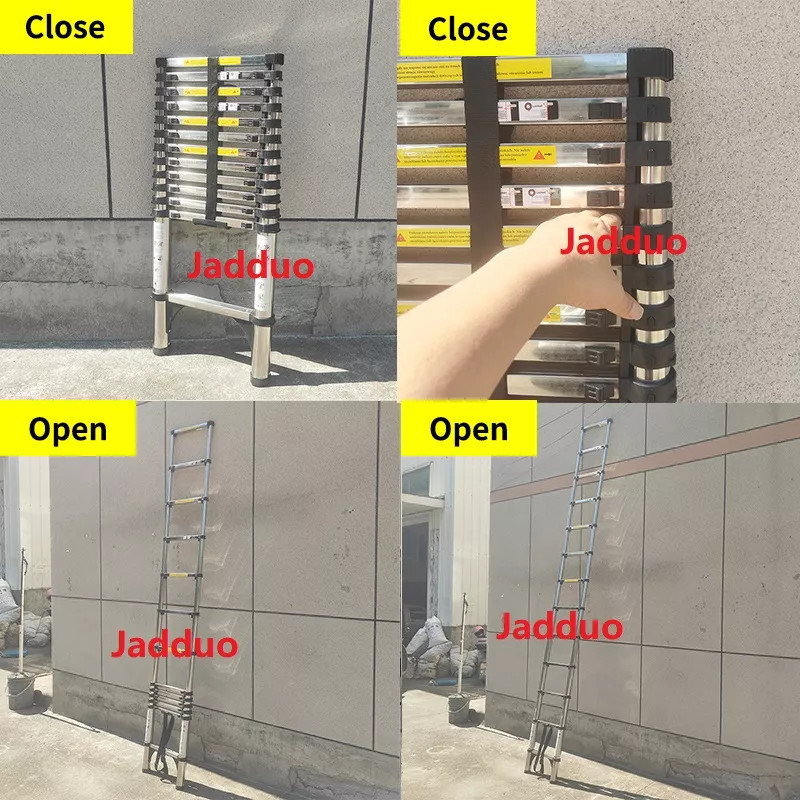 Demonstration of the Jadduo telescopic ladder in its extended state